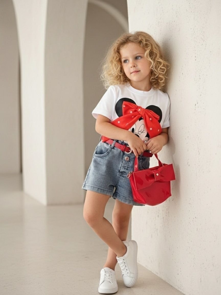 Minie set with bag Sizes 2/3y