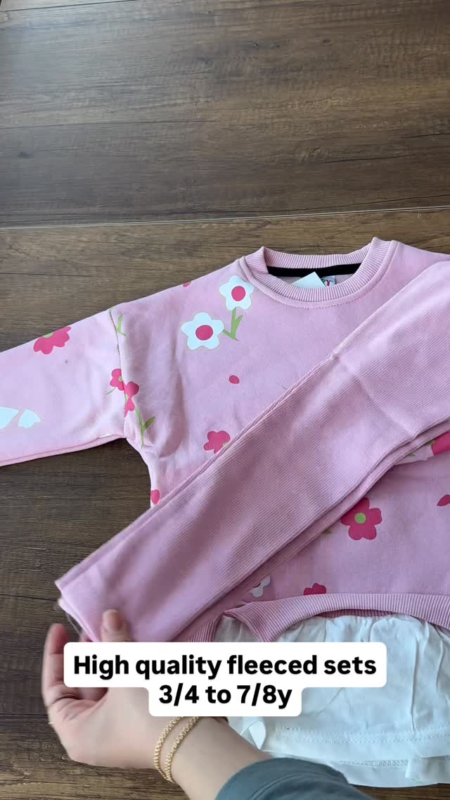Wide collection of fleeced sets available