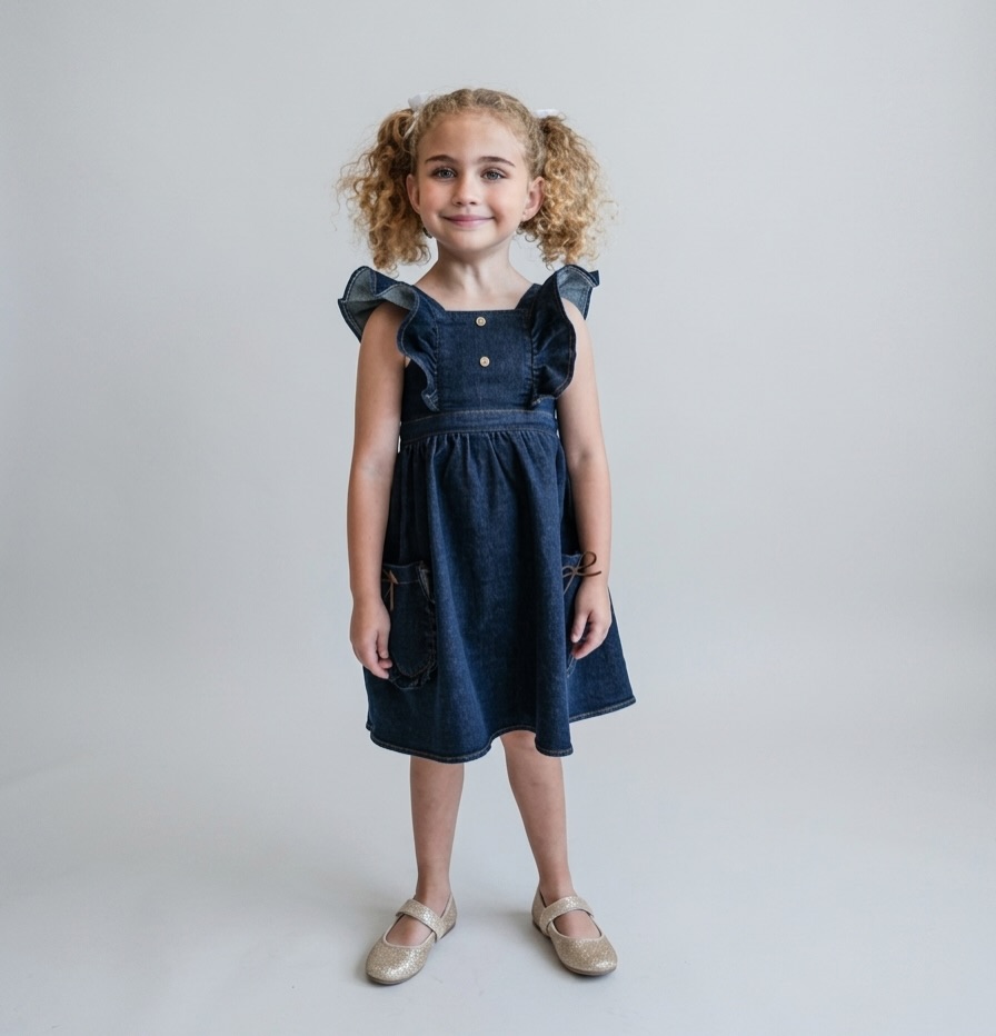New Denim dress Sizes 2y to