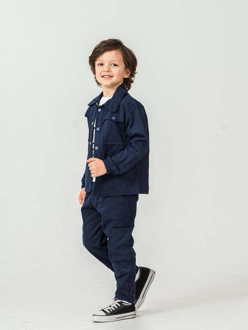 3 pcs jeans navy set swipe